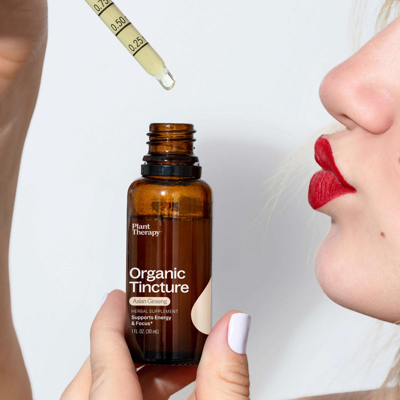 Plant Therapy Organic Asian Ginseng Herbal Tincture Supplement