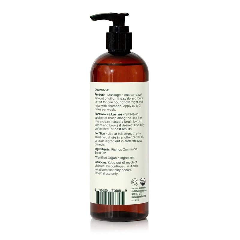 Plant Therapy Organic Castor Carrier Oil Body Care