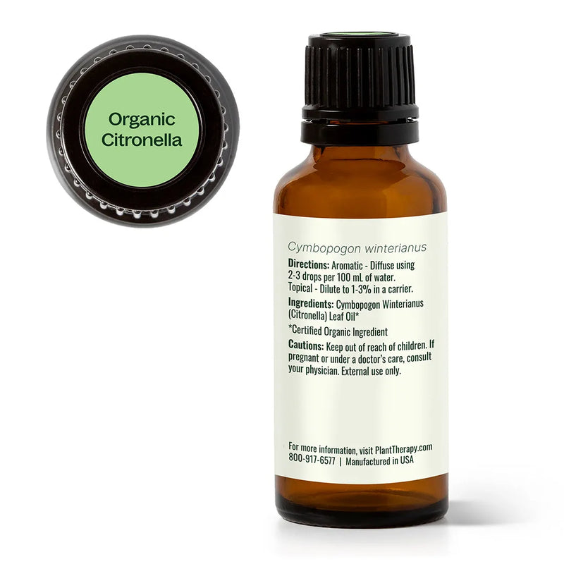 Organic Citronella Essential Oil