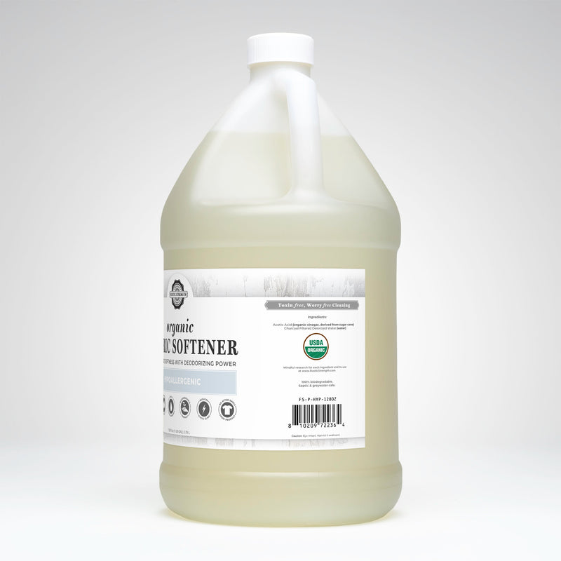 Rustic Strength Organic Fabric Softener Laundry Booster Lavender 24 oz Glass,Half Gallon Plastic,Half Gallon Glass,Gallon Plastic,Gallon Glass,5 Gallon Eco Jug with Spout,5 Gallon Eco Jug with Pump
