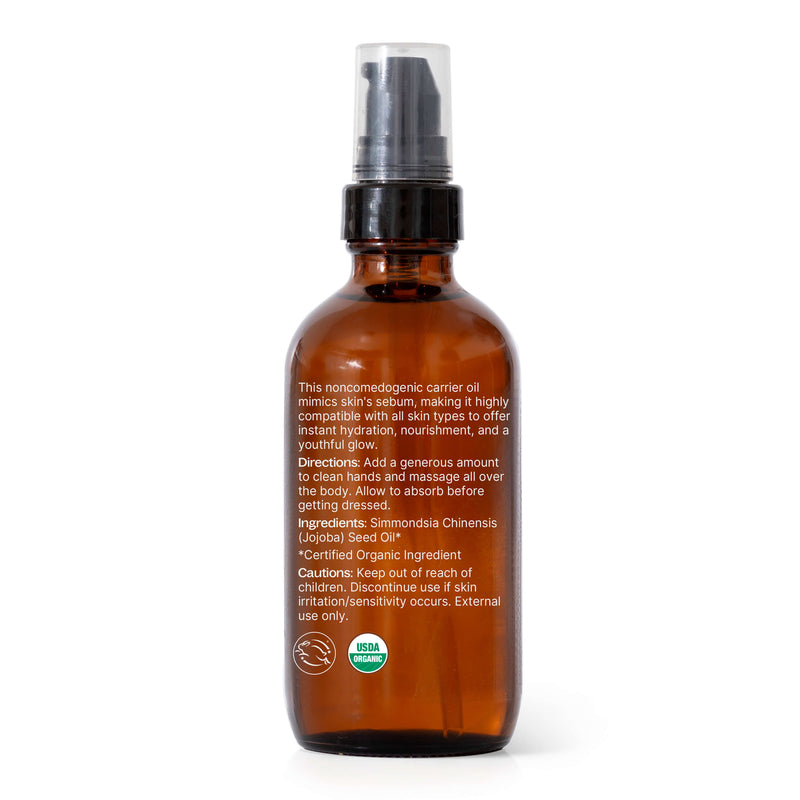 Plant Therapy Organic Jojoba Body Oil 4 oz Body Care