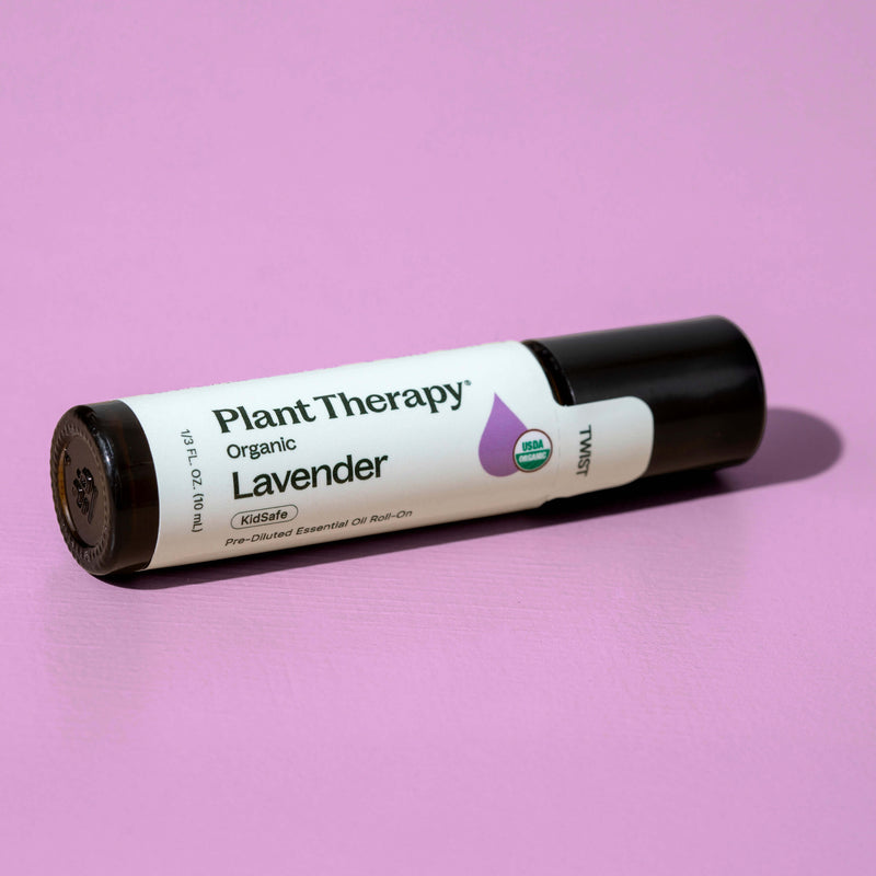 Plant Therapy Organic Lavender Essential Oil Pre-Diluted Roll-On Essential Oil