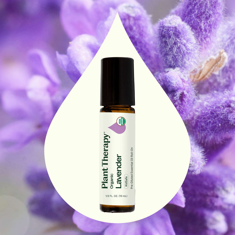 Plant Therapy Organic Lavender Essential Oil Pre-Diluted Roll-On Essential Oil