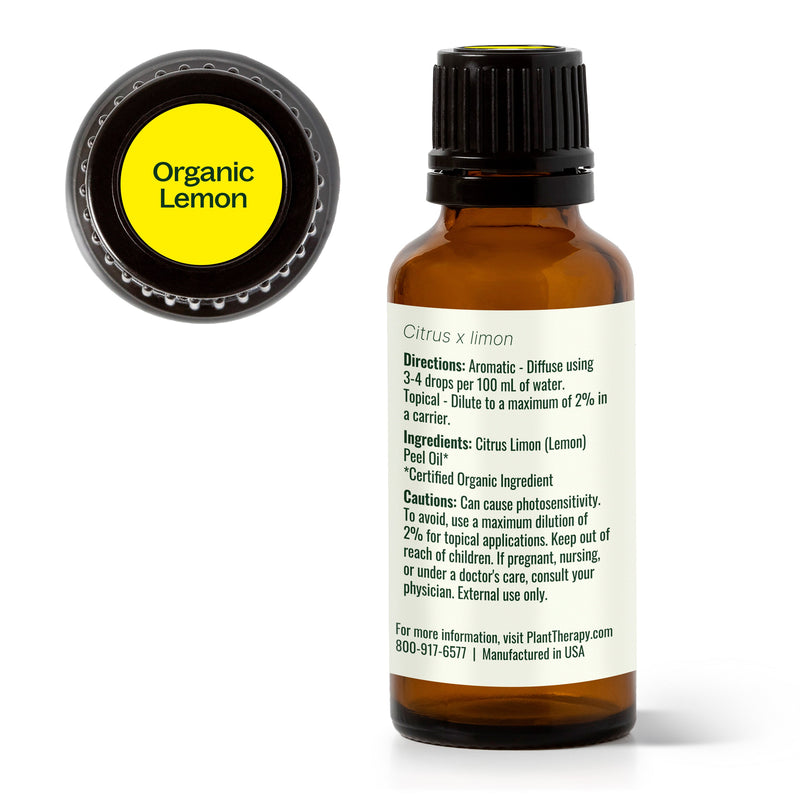 Plant Therapy Organic Lemon Essential Oil Essential Oil