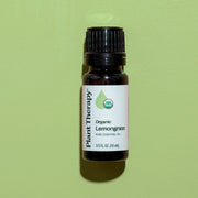 Plant Therapy Organic Lemongrass Essential Oil Essential Oil Black 10 mL,30 mL,100 mL