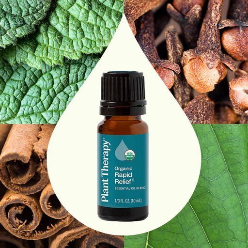 Plant Therapy Organic Rapid Relief Essential Oil Blend Essential Oil