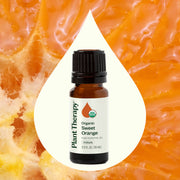 Plant Therapy Organic Sweet Orange Essential Oil Essential Oil Seashell 10 mL,30 mL,100 mL