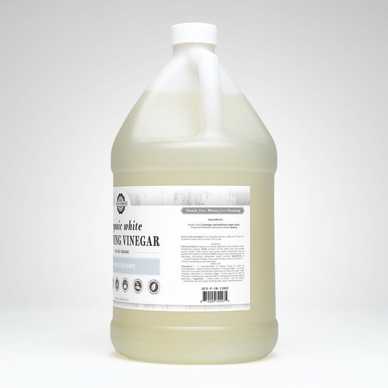 Rustic Strength Organic White Cleaning Vinegar | 5% (50 grain) Multi-Purpose Cleaner
