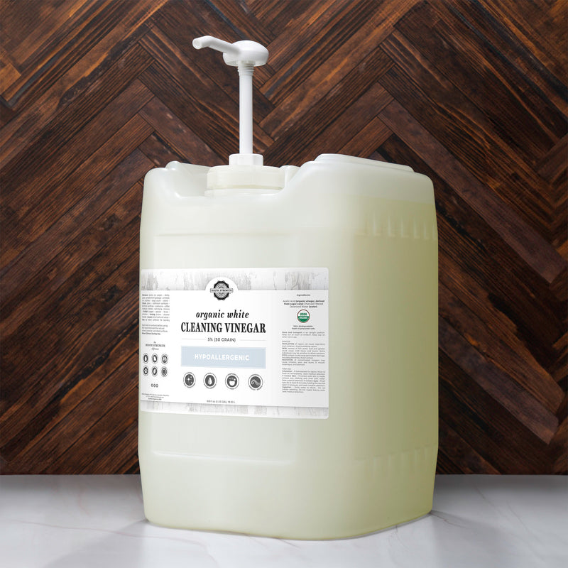 Rustic Strength Organic White Cleaning Vinegar | 5% (50 grain) Multi-Purpose Cleaner