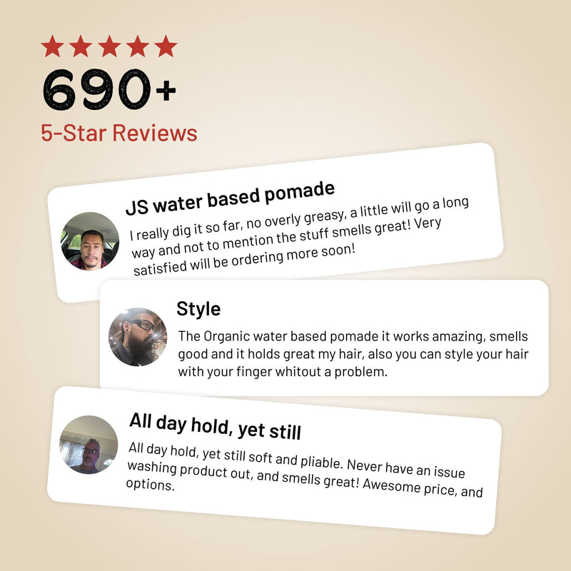Johnny Slicks Organic Water Based Pomade Pomade