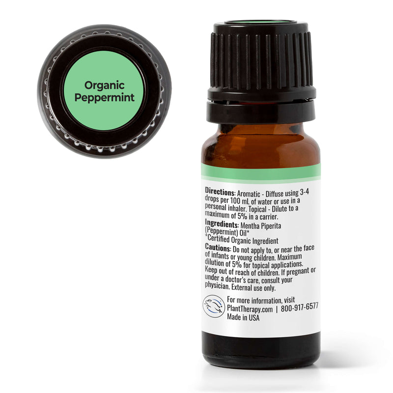 Plant Therapy Organic Peppermint Essential Oil Essential Oil
