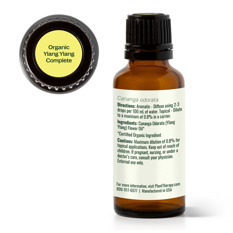 Plant Therapy Organic Ylang Ylang Complete Essential Oil Essential Oil