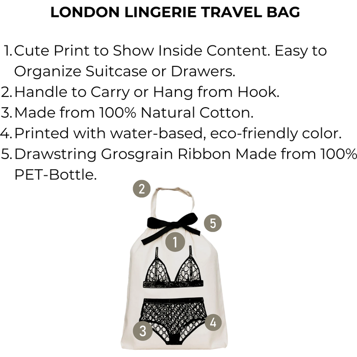 Bag-All - London Lingerie Travel Bag, Cream