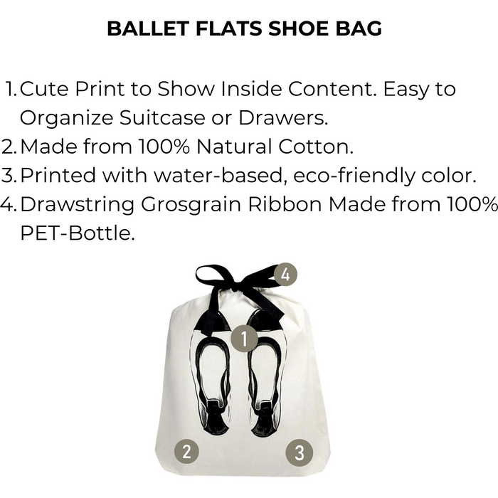 Bag-All - Ballet Flats Shoe Bag, Cream