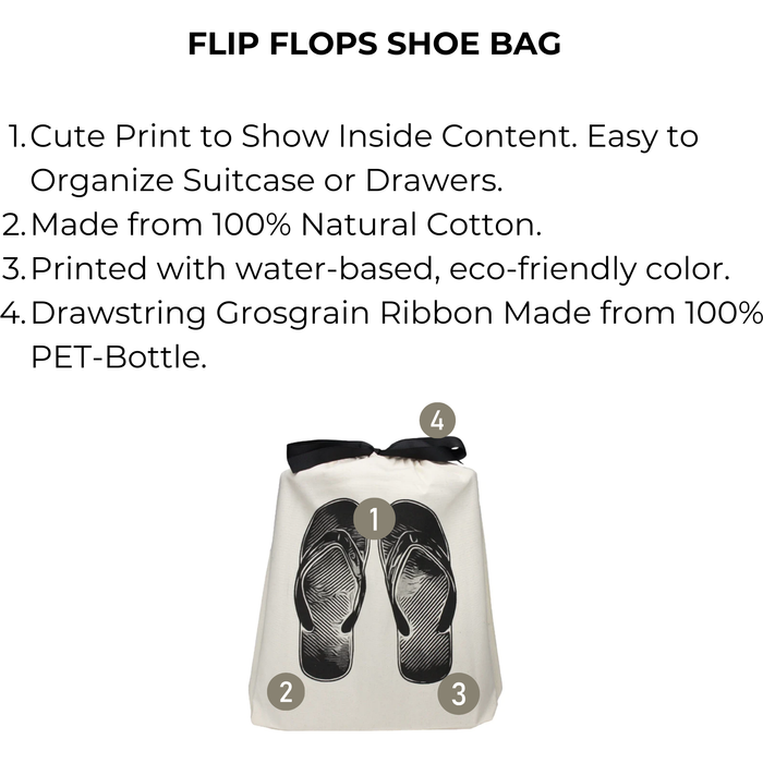 Bag-All - Flip Flops Shoe Bag, Cream