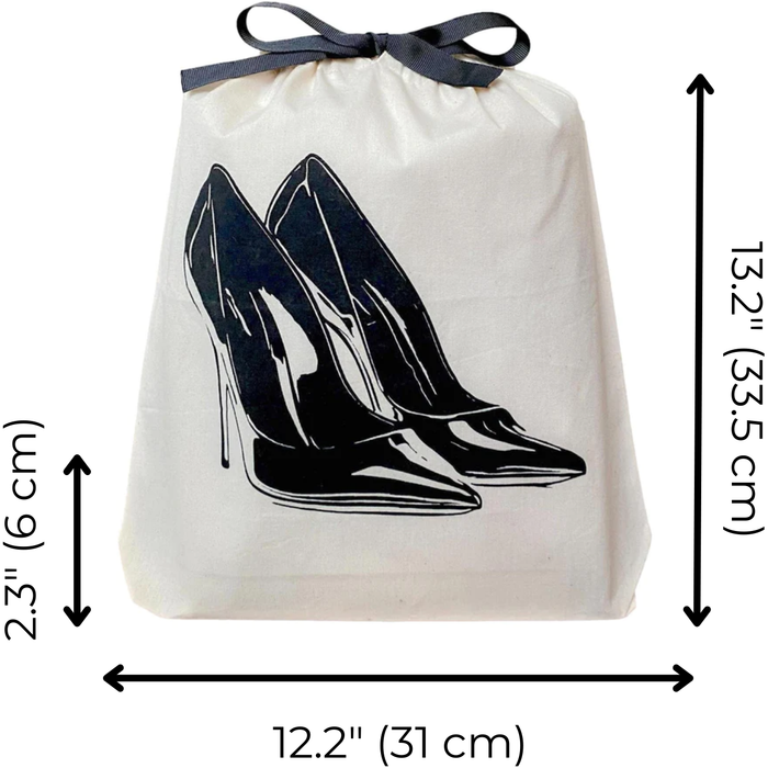 Bag-All - High Heel Pumps Shoe Bag, Cream