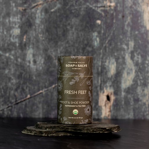 Chagrin Valley Soap & Salve Body Powder: Fresh Feet Foot Powder Foot Powder