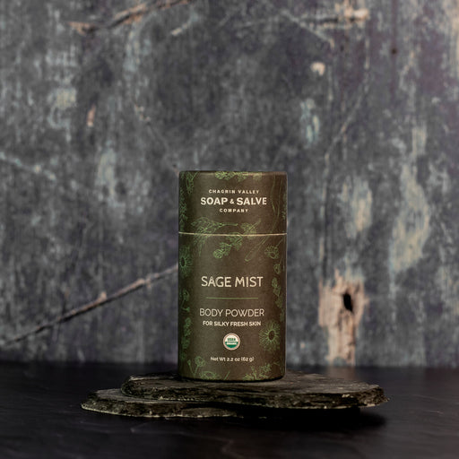 Chagrin Valley Soap & Salve Body Powder: Sage Mist Body Powder