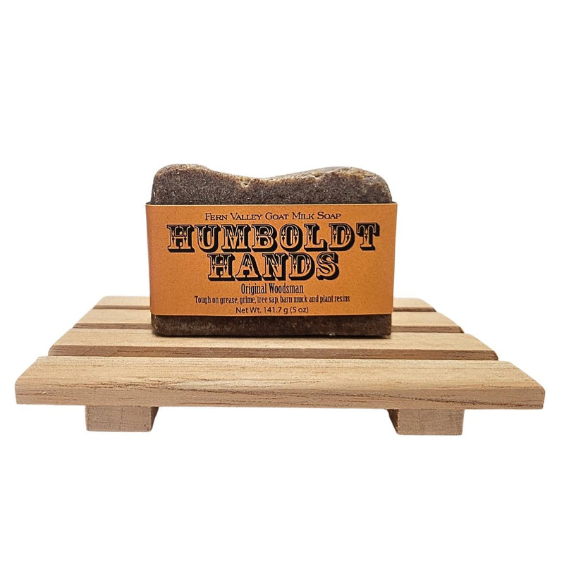 Fern Valley Soap Natural Goat Milk Soap | Humboldt Hands Heavy-Duty Hand Cleaner | Original Woodsman Goat Milk Soap