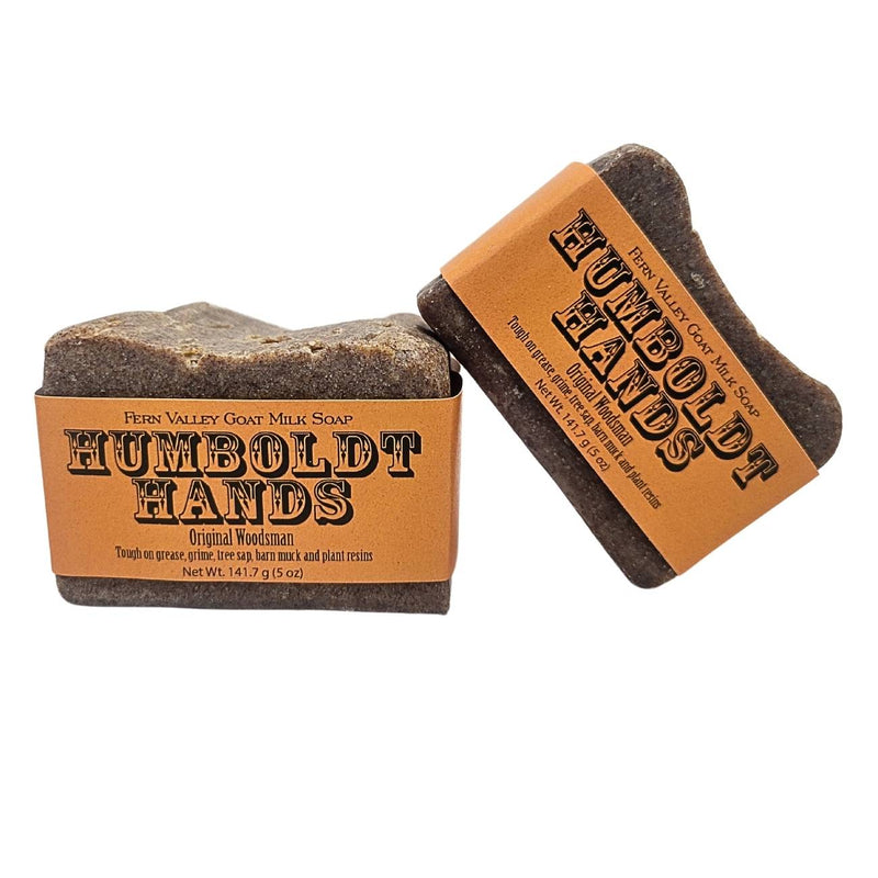 Fern Valley Soap Natural Goat Milk Soap | Humboldt Hands Heavy-Duty Hand Cleaner | Original Woodsman Goat Milk Soap