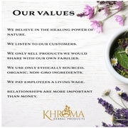 Khroma Herbal Products Organic White Willow Bark Supplements