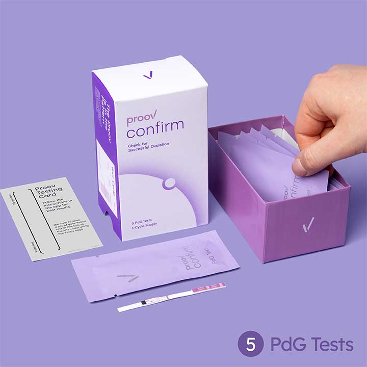 Proov Confirm Ovulation PdG Test Kit progesterone > progesterone test > fertility test