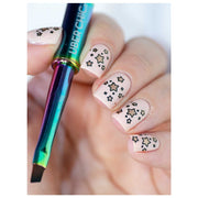 UberChic Beauty Rainbow Angled Clean Up Brush Brush