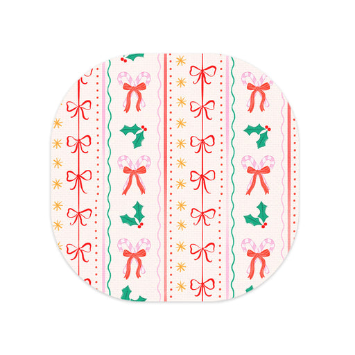 Peelz Holly Jolly Ribbon Overpatch Tape - Pump Peelz Patch Medical Tape