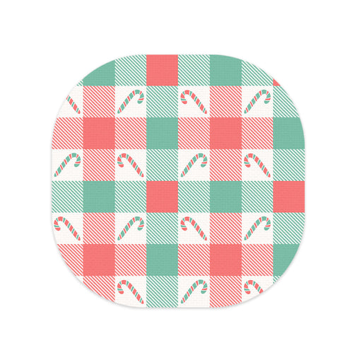 Peelz Peppermint Plaid Overpatch Tape - Pump Peelz Patch Medical Tape