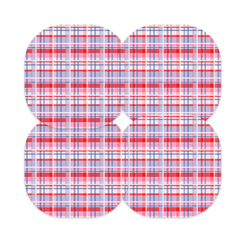 Peelz Party Plaid Overpatch Tape - Pump Peelz Patch Medical Tape