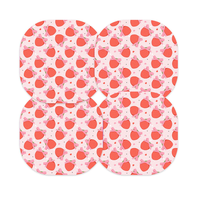 Peelz Strawberry Kisses Overpatch Tape - Pump Peelz Patch Medical Tape