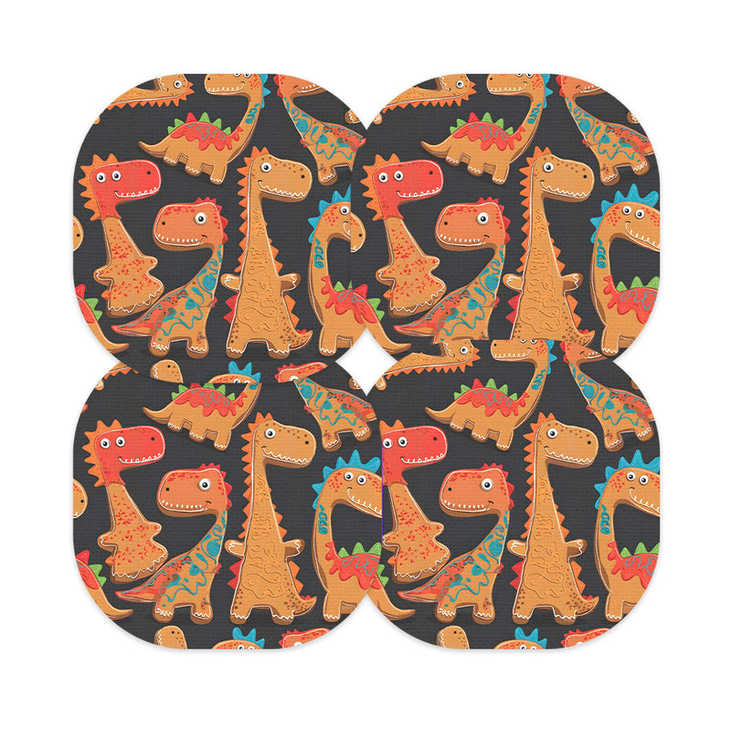 Peelz Jurassic Gingerbread Overpatch Tape - Pump Peelz Patch Medical Tape