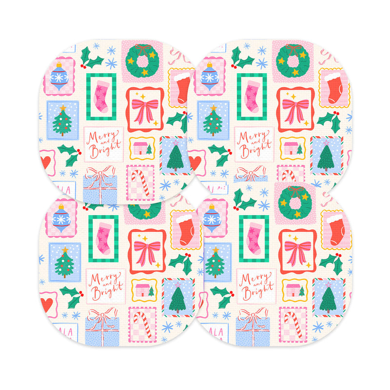 Peelz Holiday Greetings Overpatch Tape - Pump Peelz Patch Medical Tape