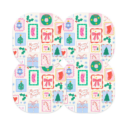 Peelz Holiday Greetings Overpatch Tape - Pump Peelz Patch Medical Tape
