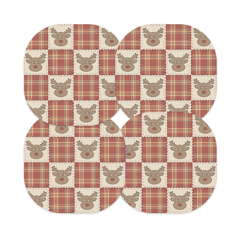 Peelz Rustic Reindeer Overpatch Tape - Pump Peelz Patch Medical Tape