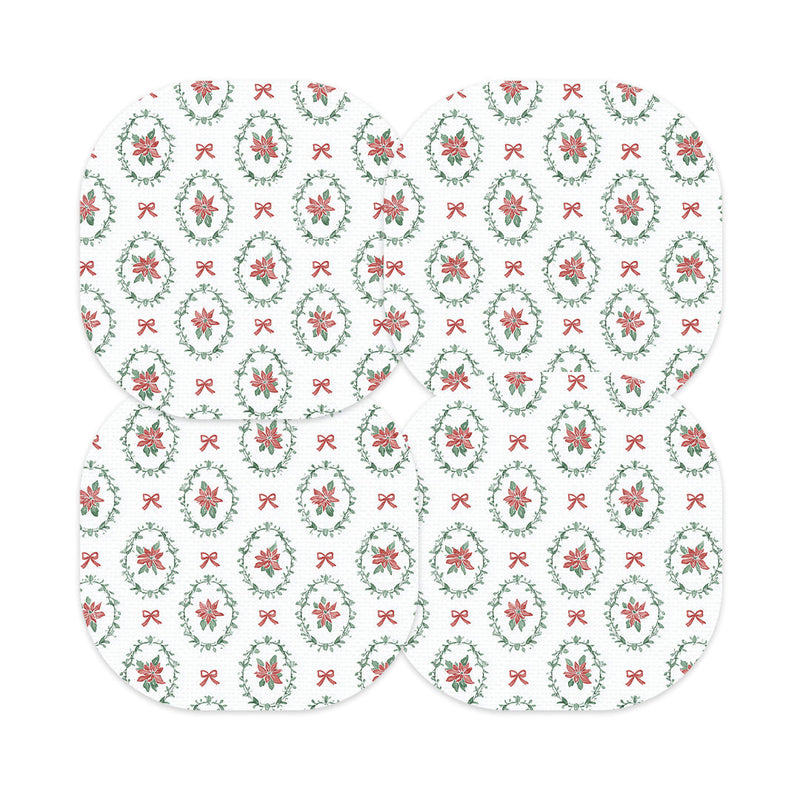 Peelz Poinsettia Parade Overpatch Tape - Pump Peelz Patch Medical Tape