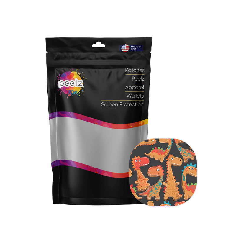 Peelz Jurassic Gingerbread Overpatch Tape - Pump Peelz Patch Medical Tape