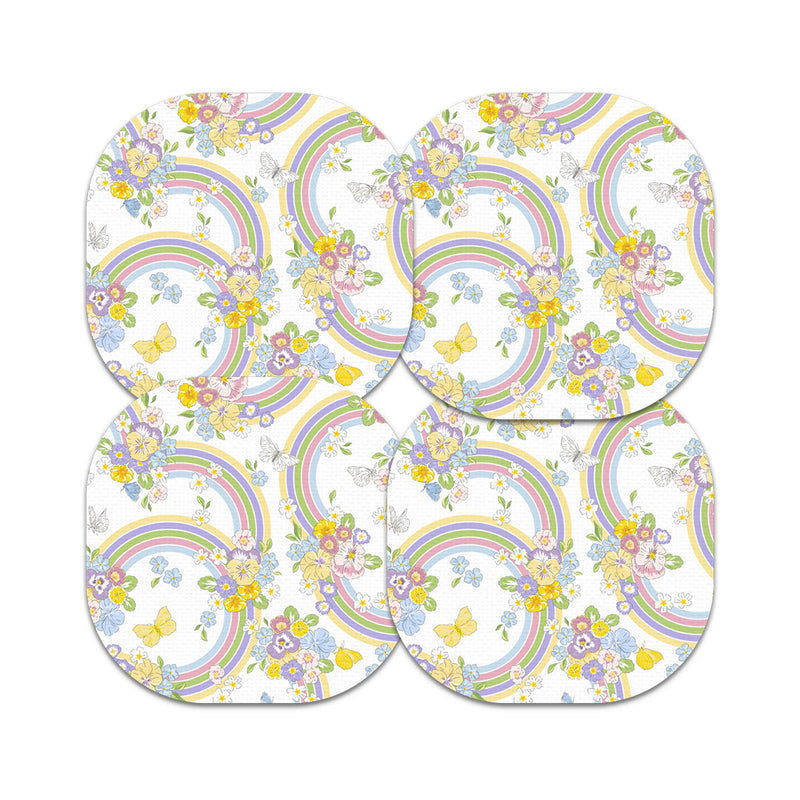 Peelz Rainbow Blooms Overpatch Tape - Pump Peelz Patch Medical Tape