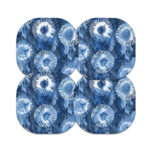 Peelz Monochrome Blue Tie Dye Overpatch Tape Patch Medical Tape