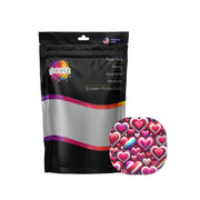 Peelz Sparkly Hearts Overpatch Tape - Pump Peelz Patch Medical Tape