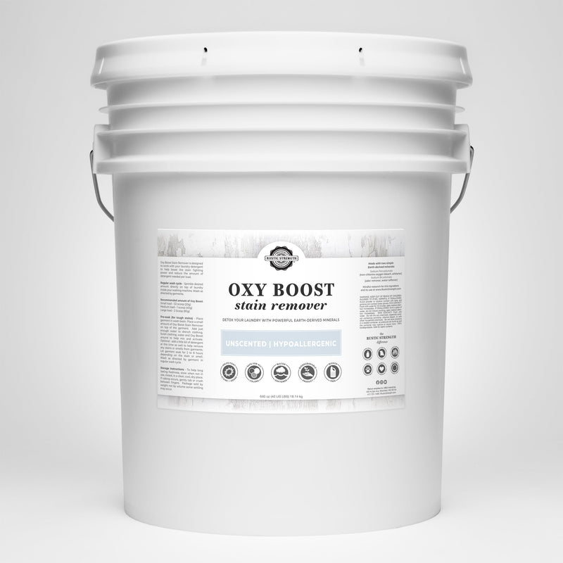 Rustic Strength Oxy Boost Stain Remover Laundry Booster
