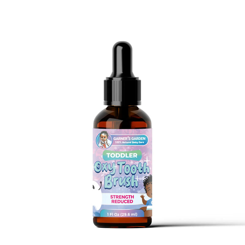 Garner's Garden Toddler Oxy Tooth Brush | H2O2 | Fluoride Free Oral Care