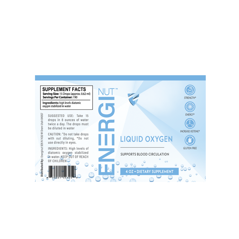 Energi Nutrition LIQUID OXYGEN (4oz) Supplement