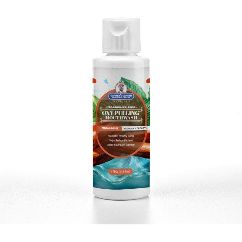Garner's Garden Oxy Pulling Mouthwash | Activated Charcoal | H2O2 Oxy Pulling