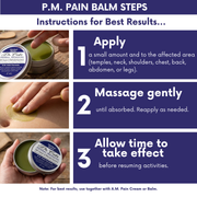COLEHERBALS LLC 24 - Dr. Cole’s P.M. Pain Herbal Balm Herbal Midnight Blue