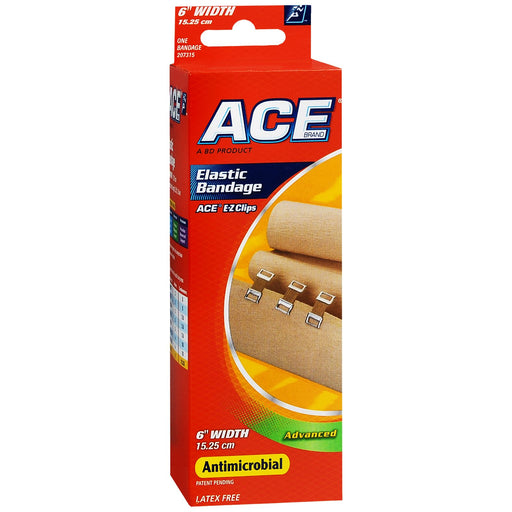 ACE ACE 3M Brand Elastic Bandage With Clips, 6 Inch Medical Tape & Bandages