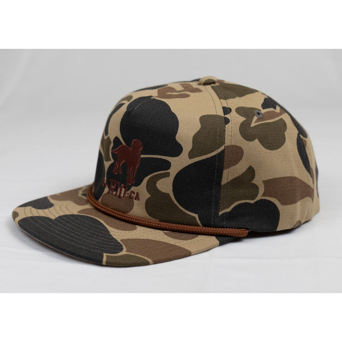 OLD SCHOOL CAMO UNSTRUCTURED ROPE HAT