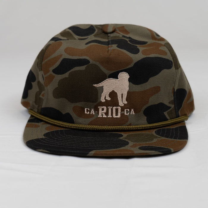 OLD SCHOOL CAMO UNSTRUCTURED ROPE HAT