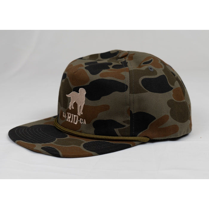 OLD SCHOOL CAMO UNSTRUCTURED ROPE HAT