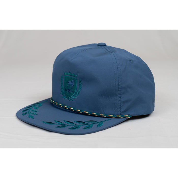 CA-RIO-CA Crest Logo UNSTRUCTURED BAY LEAF SNAPBACK ROPE HAT